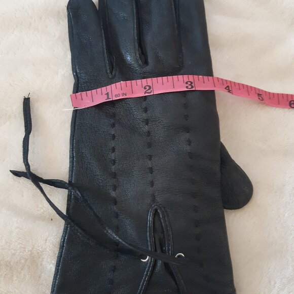 Pario Women's Vintage Genuine Leather Gloves with Lining Size8 - Picture 2 of 13